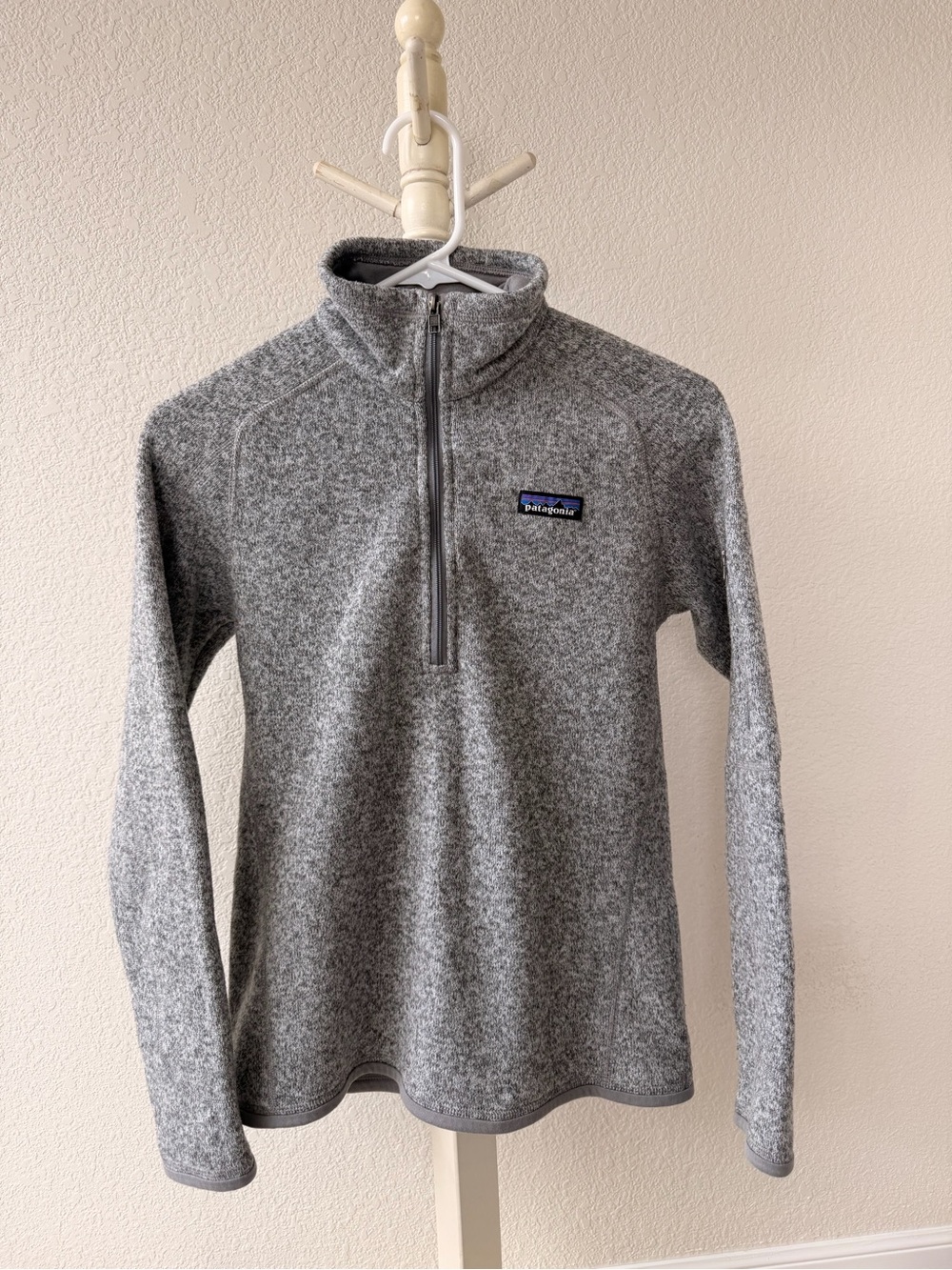 Patagonia Better Sweater Quarter Zip Pullover Gray Size Small